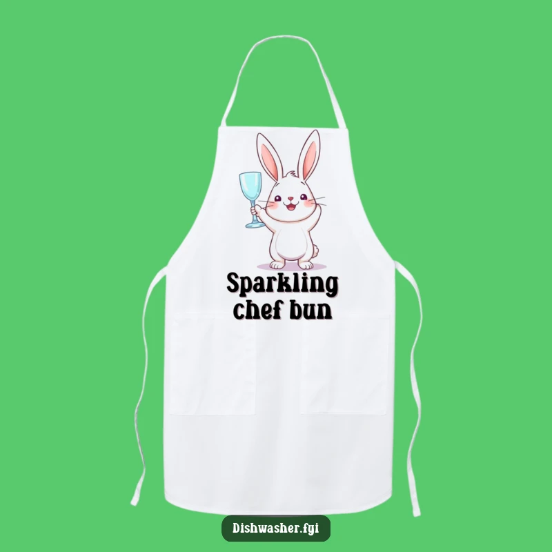 Funny Sparkling Rabbit Apron: Cook with Cheer, A Hilarious Funny Kitchen Gift
