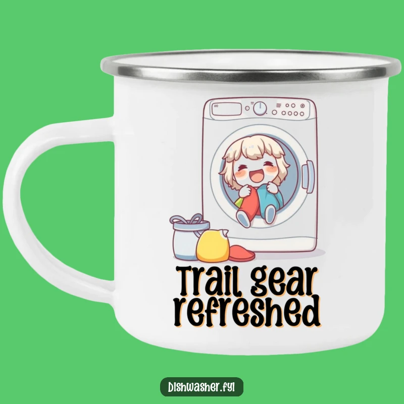 Funny Laundry Day Camping Mug - Adventure Ready