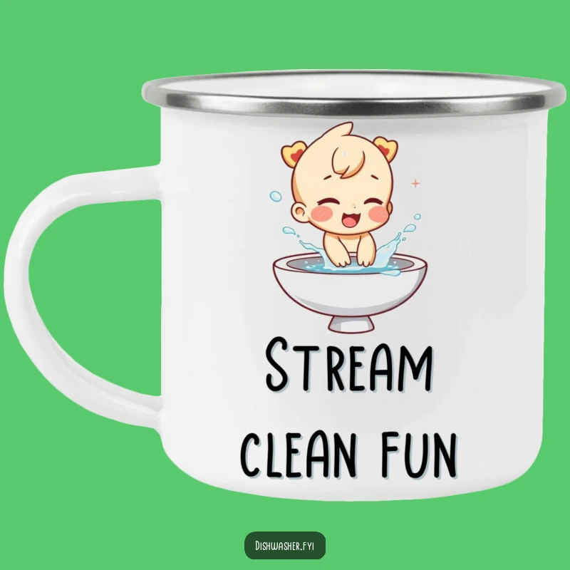 Funny Water Splash Camp Mug: Hydrate With Humor, A Hilarious Funny Outdoor Gift