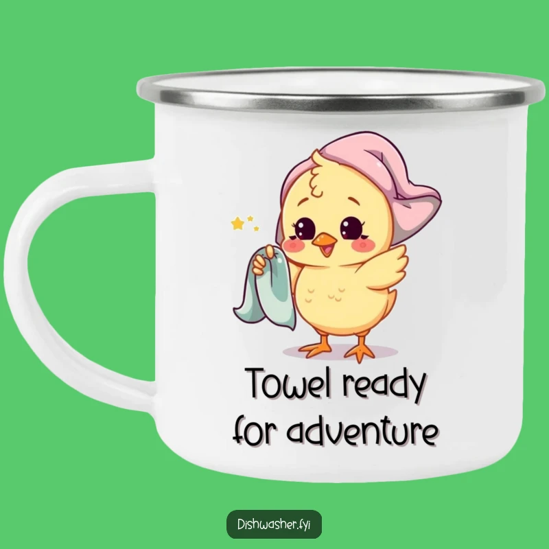 Funny Chick Campfire Mug: Playful Spinner Outdoors, Perfect Cozy Funny Gift