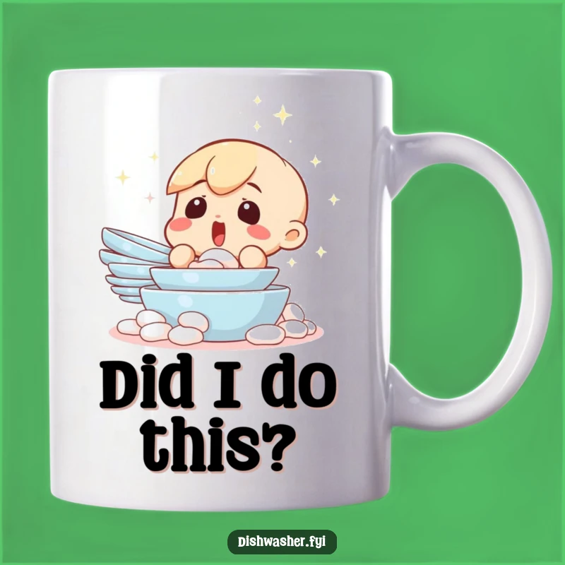 Funny Clean Dishes Mug: The Miracle Of Clean, A Hilarious Funny Gift For Parents