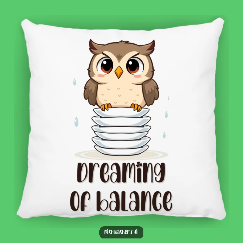 Cozy Funny Owl Balancing Pillow: Soft Comfort with a Hoot-tastic Twist