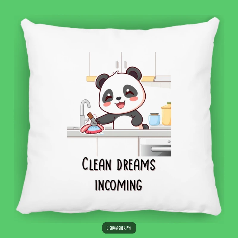 Funny Panda Pillow: Plush Joyful Cleaner Cushion, Comfy Panda Lover Gift