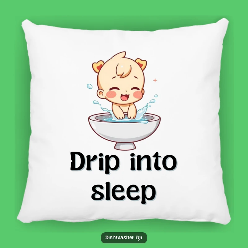 Funny Water Splash Pillow: Snuggle Up With Fun, A Comfy Funny Accent Gift