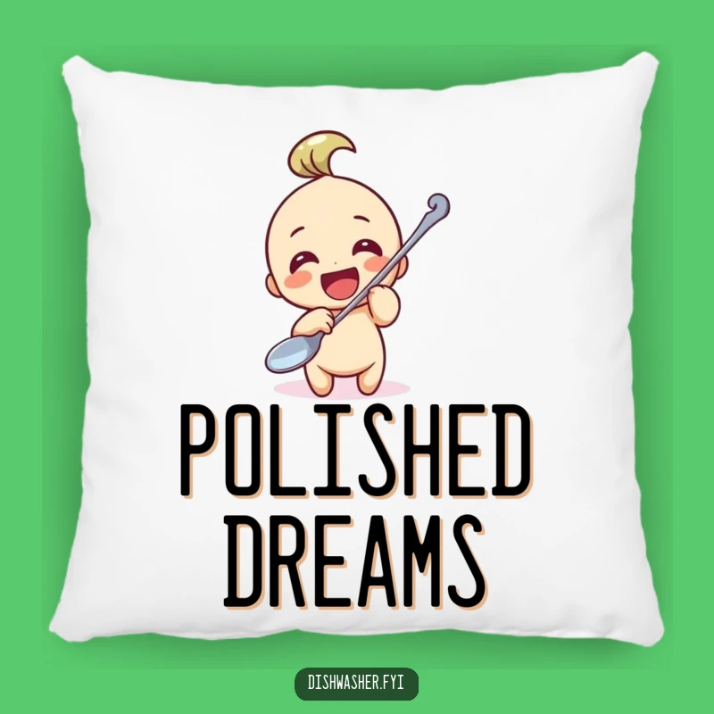 Funny Spoon Polisher Pillow: Snuggle Up with This Hilarious Character