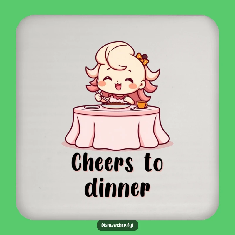 Funny Beaming Host Coaster Set - Protect & Impress