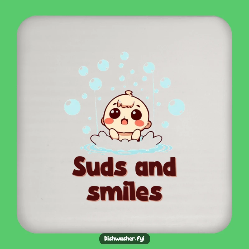 Funny Surprised Character Bubble Bath Coaster Set - Protect & Amuse