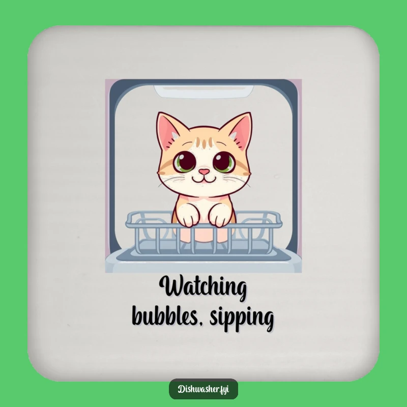 Funny Cat Table Coaster: Protect Surfaces with Curiosity, Great Funny Gift