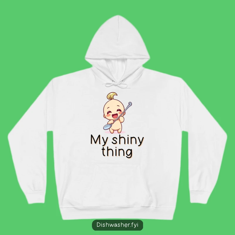 Funny Spoon Polisher Hoodie: Cozy Up with This Hilarious Character Design