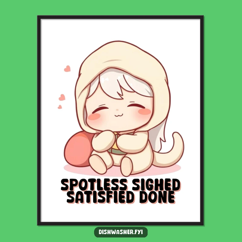 Free Printable Wall Art: Relaxed Satisfaction Character, Funny Downloadable Art