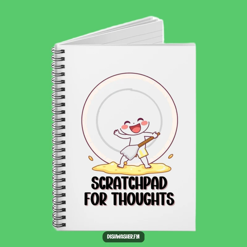 Funny Cleaning Character Notebook: Jot Down Tasks with Gusto