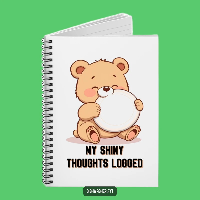 Funny Polishing Bear Notebook: Jot Down Ideas with Clean, Humorous Style