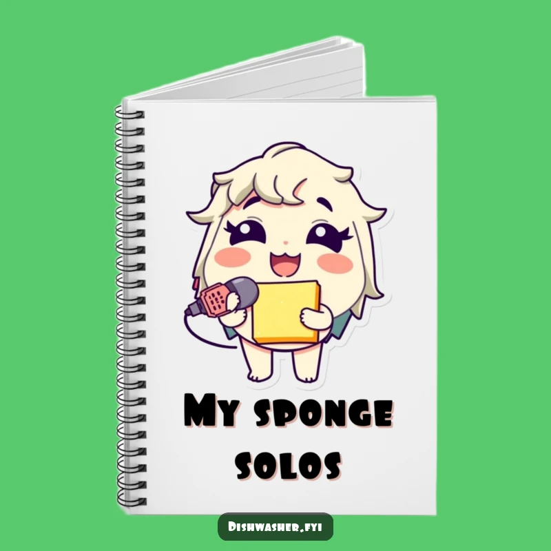 Funny Sponge Mic Notebook: Jot Down Lyrics with Hilarious Music Humor