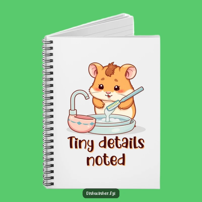 Funny Hamster Toothbrush Notebook: Write Down Ideas with Pet-Inspired Humor