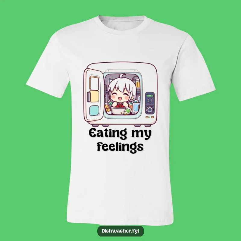 Funny Appliance Loading Character T-Shirt - Tech Humor Tee Gift