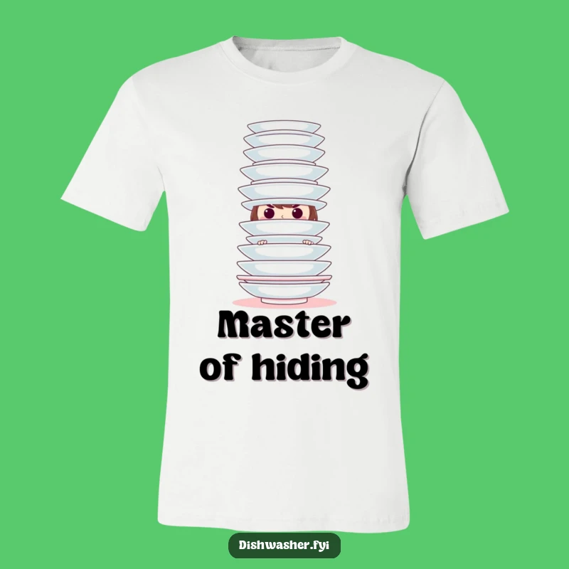 Funny Hiding Character T-Shirt: Embrace Your Inner Mischief