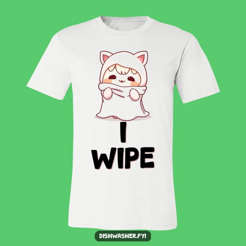 Funny Dishrag Disguise T-Shirt: Mischievous Character's Hilarious Look