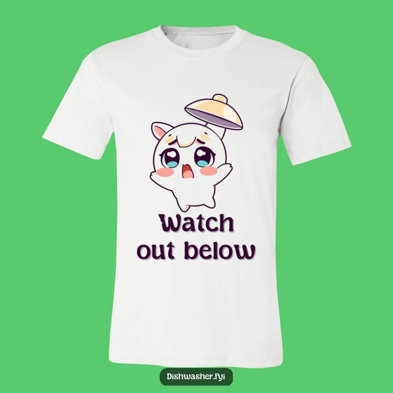 Funny Dodging Dish T-Shirt - Avoid the Chaos Gift