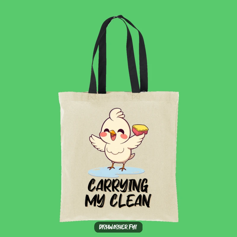 Funny Wiping Bird Tote Bag: Carry Your Enthusiasm, A Practical Funny Gift