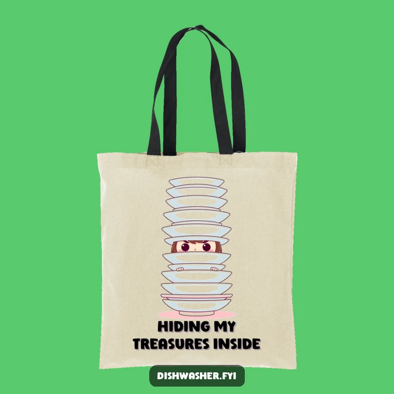 Funny Hiding Character Tote Bag: Carry Your Secrets in Style